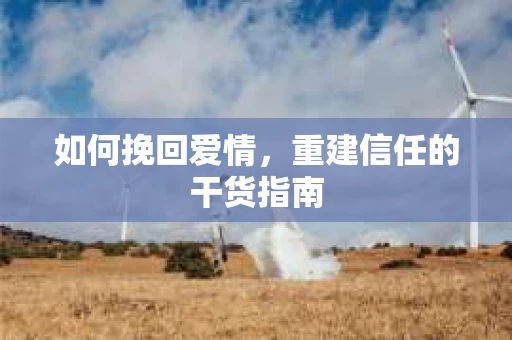 如何挽回爱情，重建信任的干货指南