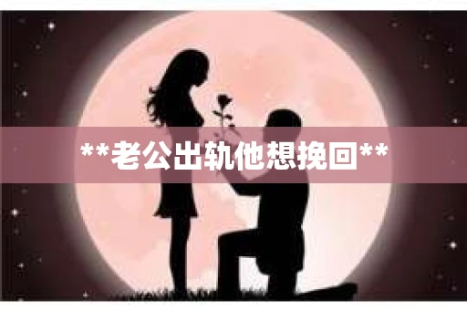 **老公出轨他想挽回**
