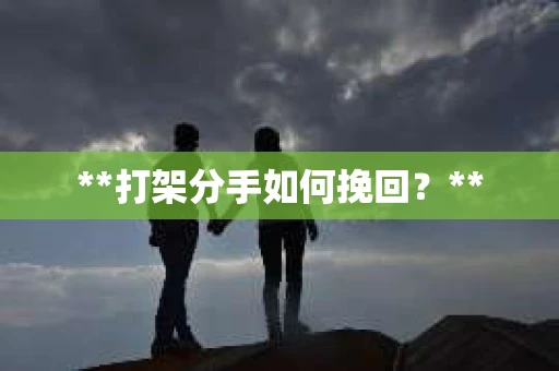 **打架分手如何挽回？**