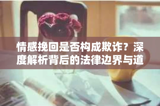 情感挽回是否构成欺诈？深度解析背后的法律边界与道德伦理