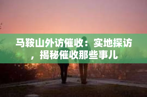 马鞍山外访催收：实地探访，揭秘催收那些事儿