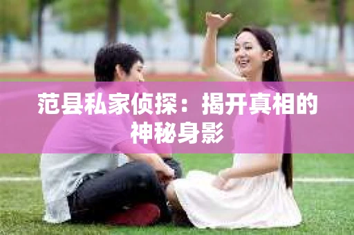 范县私家侦探：揭开真相的神秘身影