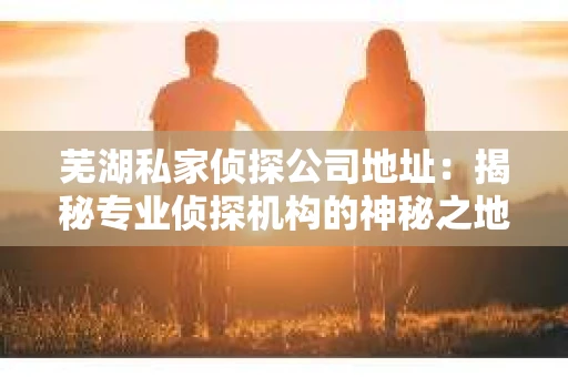 芜湖私家侦探公司地址：揭秘专业侦探机构的神秘之地