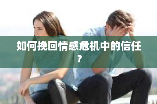 如何挽回情感危机中的信任？