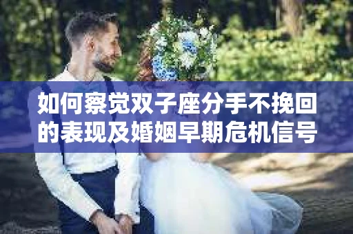 如何察觉双子座分手不挽回的表现及婚姻早期危机信号？