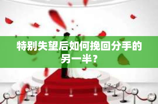 特别失望后如何挽回分手的另一半？