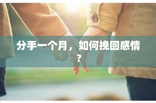 分手一个月，如何挽回感情？