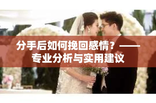 分手后如何挽回感情？——专业分析与实用建议